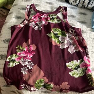 Pretty tropical blouse